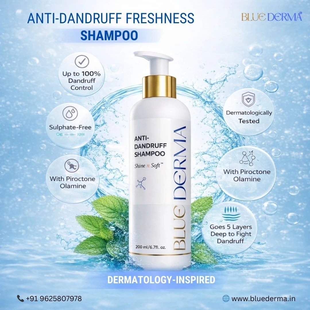 Best Anti Dandruff Shampoo in India (2026 Guide): Why Blue Derma Stands Out